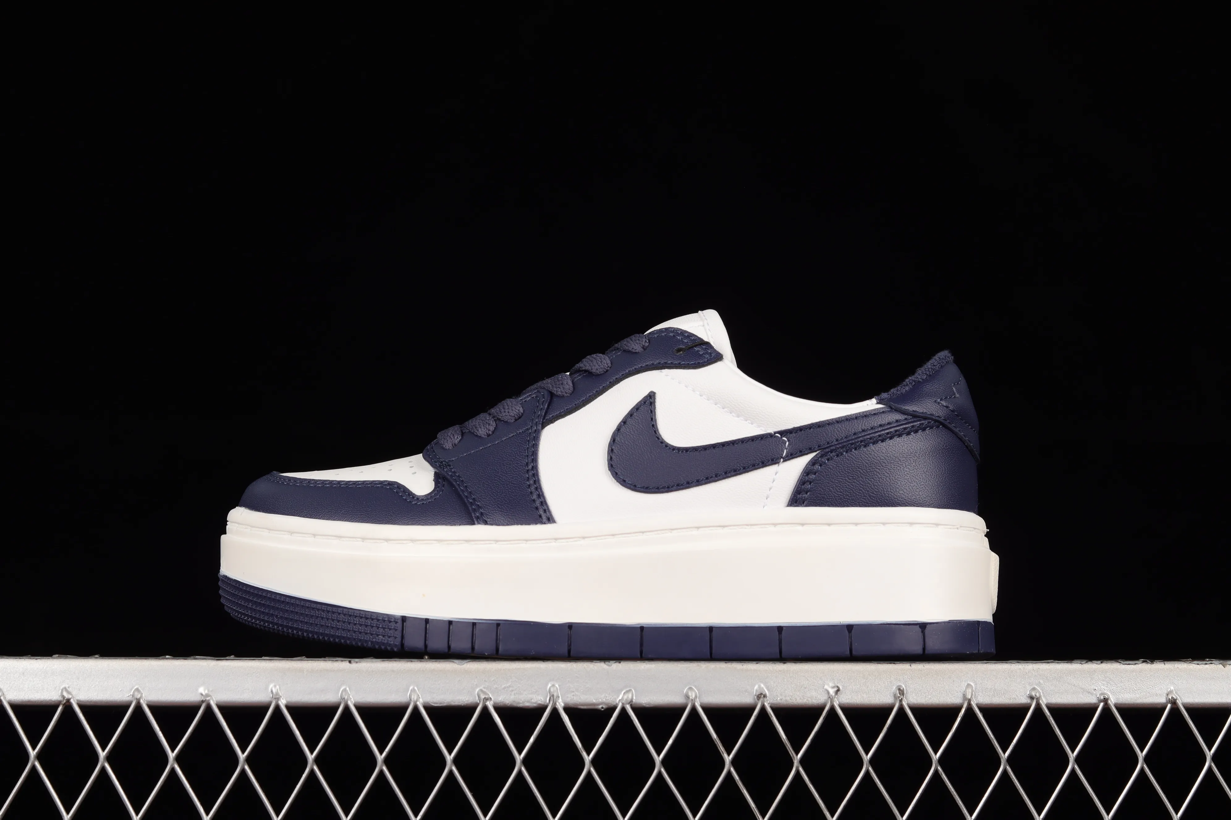 All categories Air Jordan Jordan series basketball shoes Air Jordan 1 Low Z version Air Jordan 1 Elevate Low SE "Wolf Grey" Little AJ first layer thick sole retro basketball shoes DH7004-141